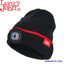 Шапка вязанная Lucky John Drop Led размер XL